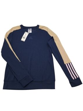 New Adidas Navy Sweatshirt Women's Size Small Athletic Apparel